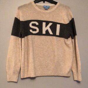 CeCe Cream Sweater, cozy, size small cute for winter